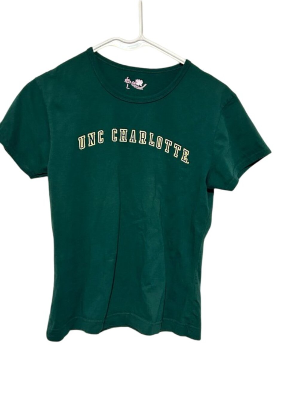 UNC Charlotte Large Green Tee Shirt